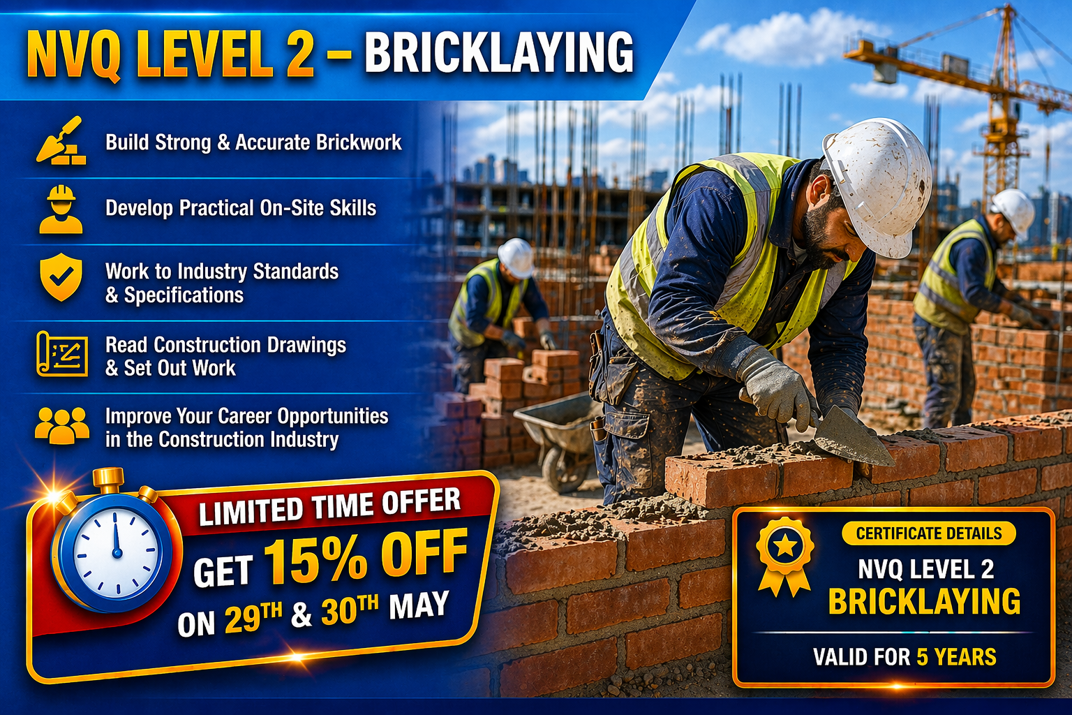 NVQ Level 2 Bricklaying